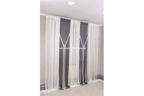 Підхват-шпилька Коло білий