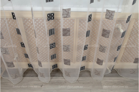 Готовый тюль органза Mexx GT-7713 2,50м/3,50м