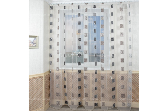 Готовый тюль органза Mexx GT-7713 2,50м/3,50м