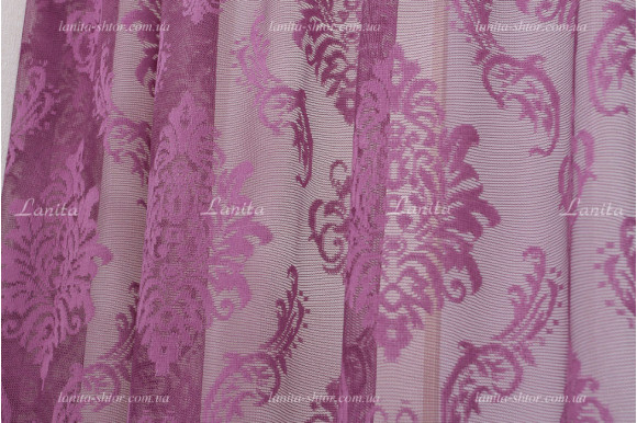 Тюль жаккард корона Woska D-24-20