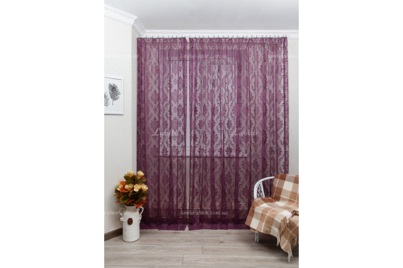 Тюль жаккард корона Woska D-24-20