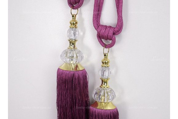 Китиці для штор KMW-8414 фіолетові