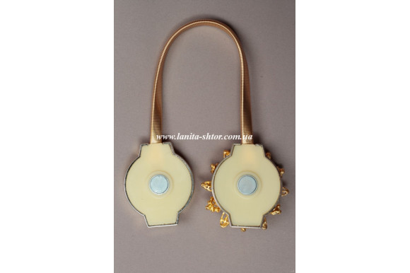 Магніт для штор Гербера золото