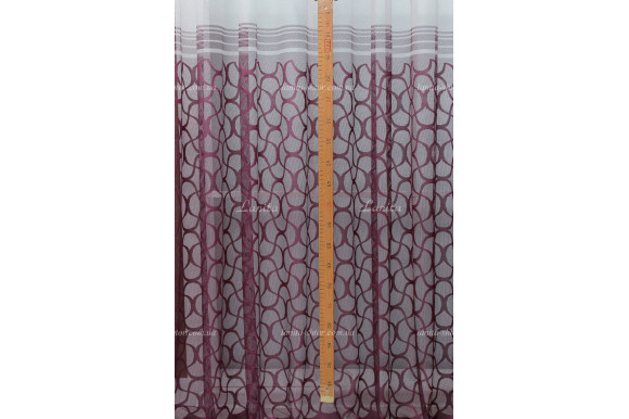 Тюль жаккард Nikos TGR-1749