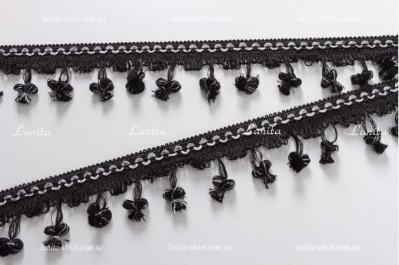 Бахрома для штор BMK1 чорна