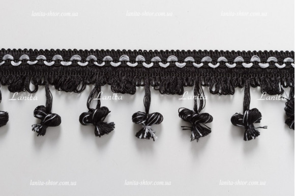 Бахрома для штор BMK1 чорна