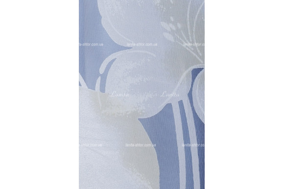 Тюль органза Весна бело-молочная 2,48м/4,0м