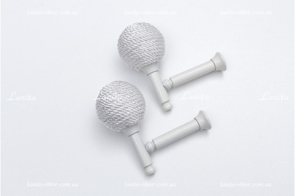 Гачок тримач для штор DKS-6418 білий