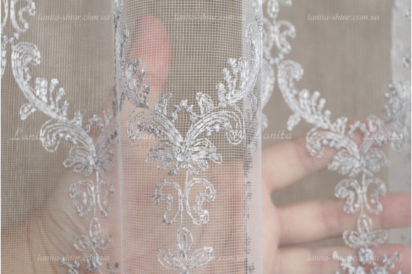 Готовый тюль фатин Adwin GT-7818 2,47м/5,0м Готовый тюль фатин Adwin GT-7818 2,47м/5,0м