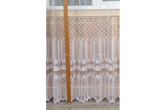 Тюль фатин з вишивкою Veneta TFV-8018 Тюль фатин з вишивкою Veneta TFV-8018