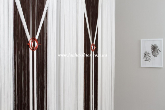 Підхват-шпилька Коло червоний сатин