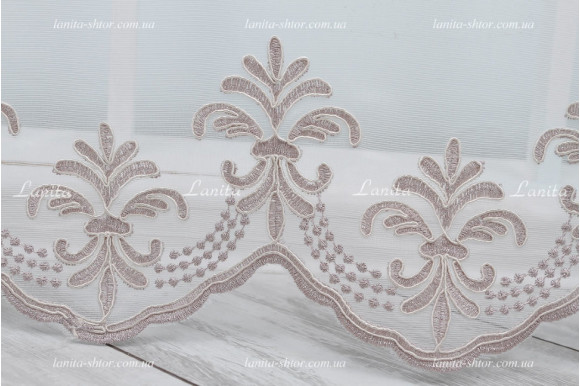 Тюль фатин с люрексом Agila TFV-1685
