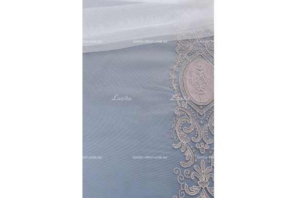 Тюль фатин с люрексом Agila TFV-1685