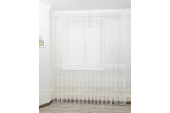 Тюль фатин в смужку Mugler TFP-1942