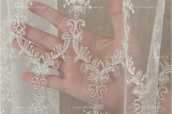 Готовый тюль фатин Adwin GT-7819 2,47м/5,0м Готовый тюль фатин Adwin GT-7819 2,47м/5,0м