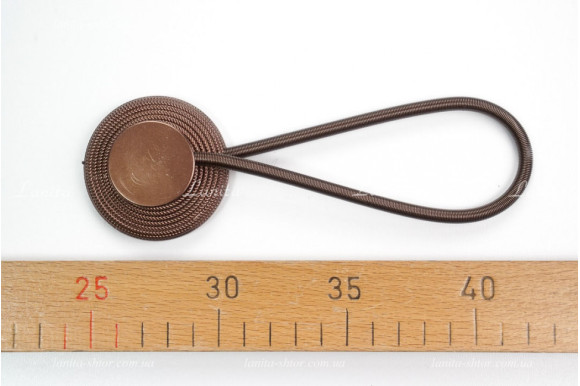 Магніт для штор Коло коричневий