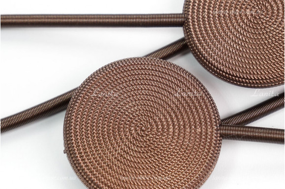 Магніт для штор Коло коричневий