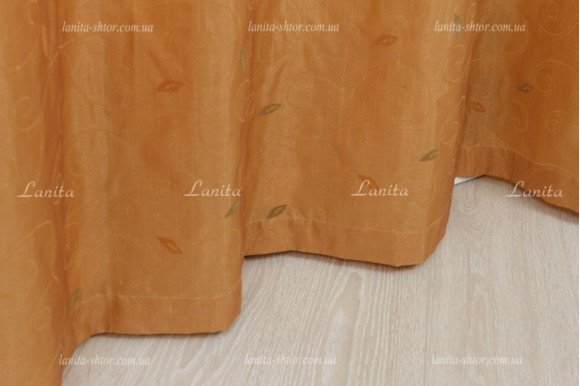 Готові штори Mexx оранжево-теракотові 2,51м/2*2,0м