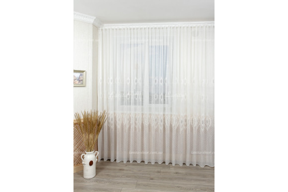 Готовий тюль льон Depot GT-8021 2,50м/4,60м