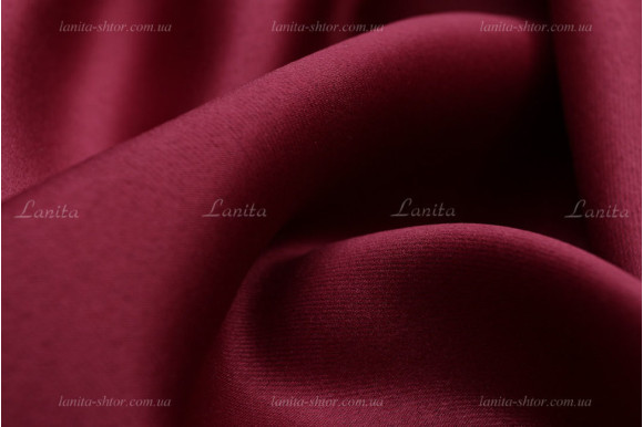 Штори блекаут вишневий Elis SB-1944