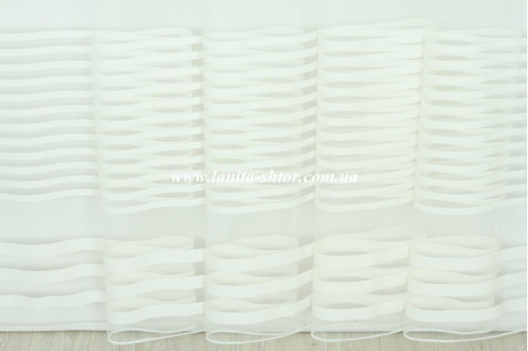 Тюль фатин в полоску Patty TFP-528