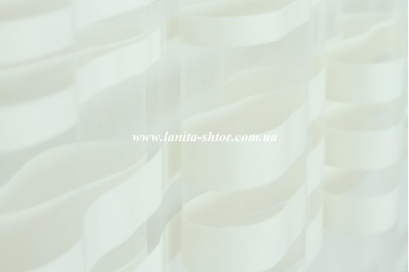 Тюль фатин в полоску Patty TFP-528