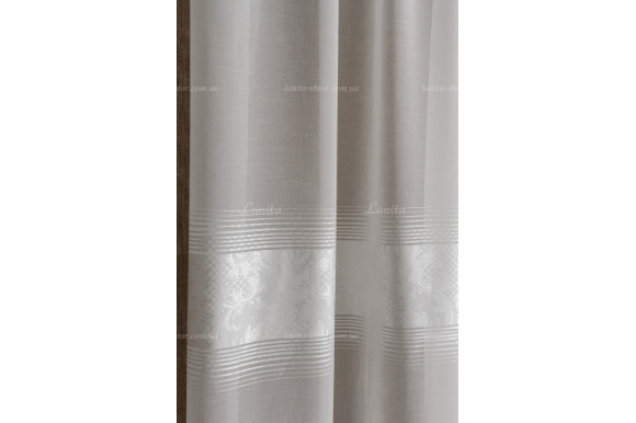 Тюль лен-жаккард Paolo TLG-7824