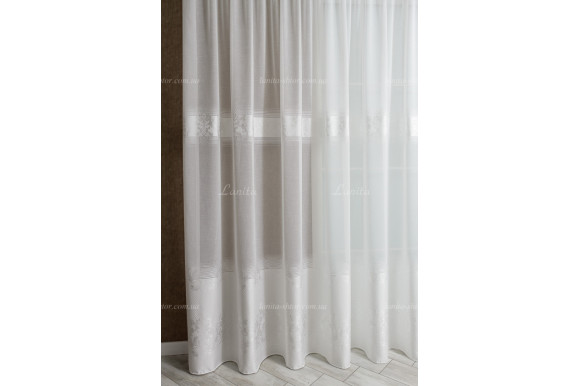 Тюль лен-жаккард Paolo TLG-7824