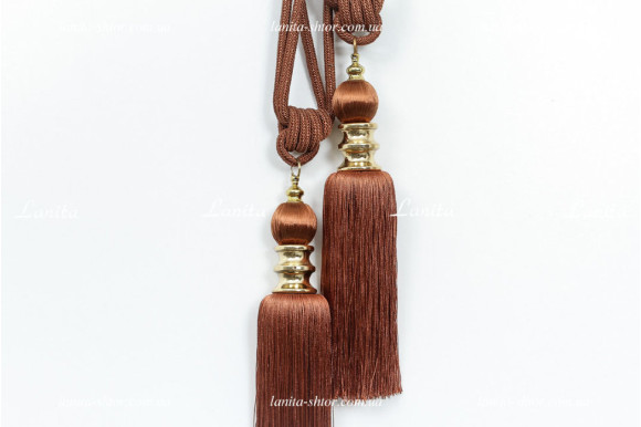 Кисти для штор KHD-6740 коричневые