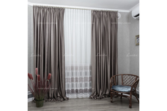 Шторы микробархат Veronica SMB-1946