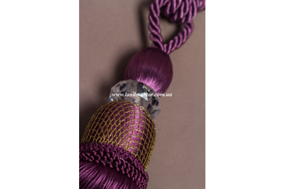 Кисти для штор KCS фиолетовые