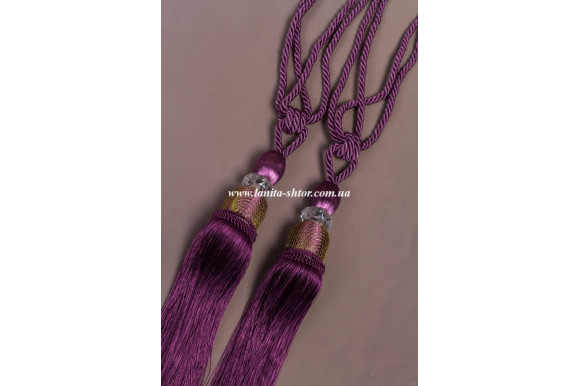 Кисти для штор KCS фиолетовые