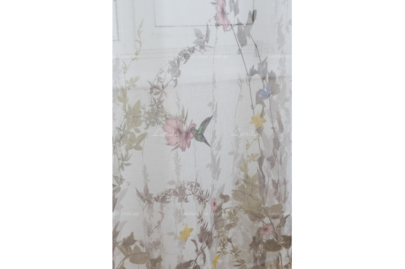 Готовый тюль лен Polly GT-2141 2,50м/2,70м