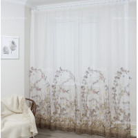 Готовый тюль лен Polly GT-2141 2,50м/2,70м