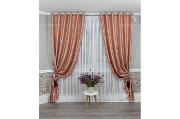 Готові штори жаккард Foreo GS-7827 2,50м/2*2,0м