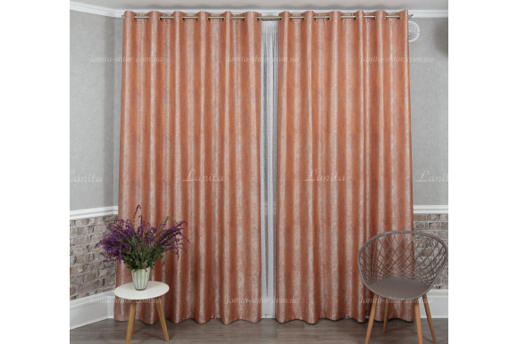 Готові штори жаккард Foreo GS-7827 2,50м/2*2,0м