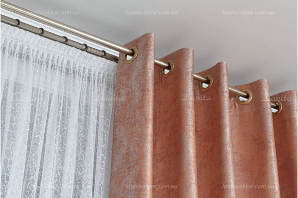 Готові штори жаккард Foreo GS-7827 2,50м/2*2,0м