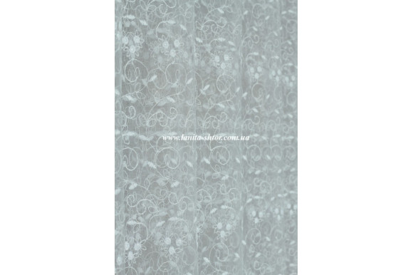 Тюль фатин белый Solar 1187-01 Тюль фатин белый Solar 1187-01