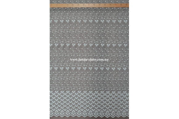 Тюль фатин белый Solar 1187-01 Тюль фатин белый Solar 1187-01