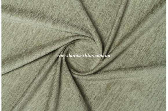 Шторы шенилл серо-фисташковые М12-1135