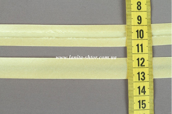 Коса бейка світло-жовта