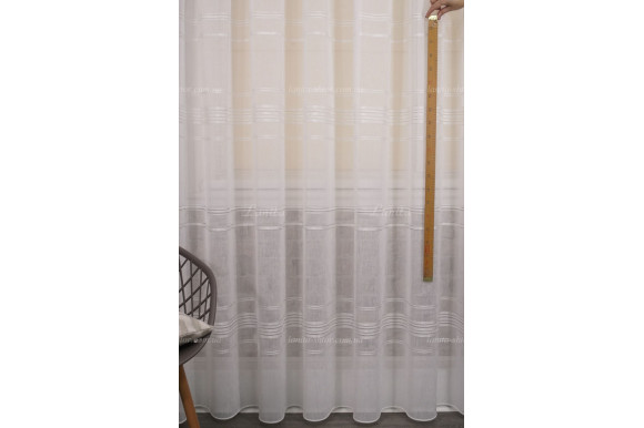 Тюль льон в смужку Alma TSL-8428