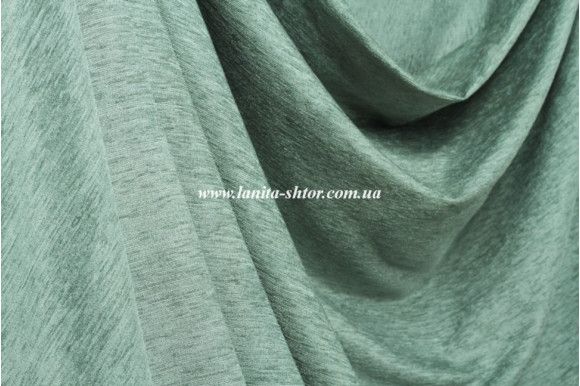 Шторы шенилл бирюзовые М12-1136