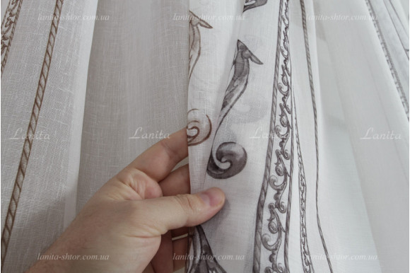 Арка юбка лен ZA-8230 0,83м/6,0м