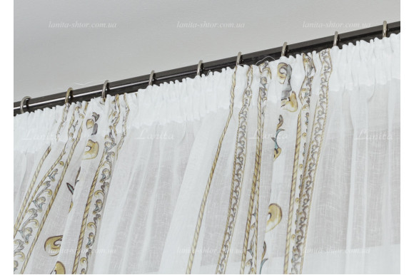 Арка юбка лен ZA-8230 0,83м/6,0м