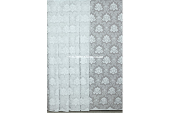 Тюль жаккард корона Woska D-24-21 Тюль жаккард корона Woska D-24-21