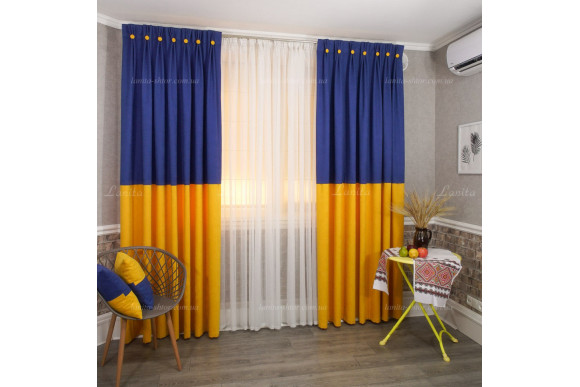 Готовые шторы комби Juvena GS-8431 2,50м/2*2,50м
