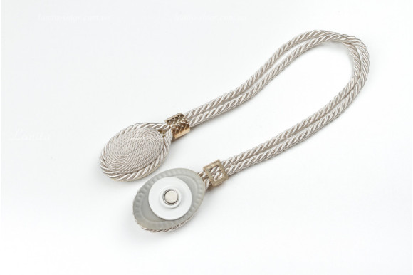 Магнит для штор Джут 7932 молочный