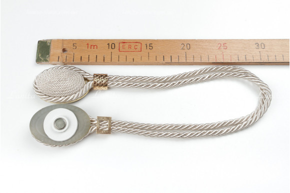 Магнит для штор Джут 7932 молочный