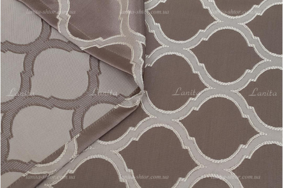 Готові штори жакард-сатин Dupont GS-8032 2,62м/2*2,0м